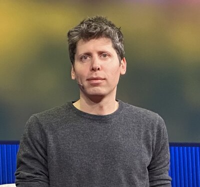 Sam Altman, CEO of OpenAI, speaking at TED 2025