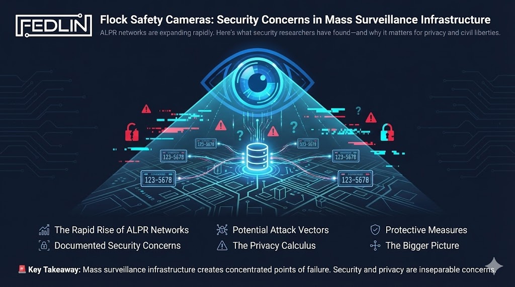 Flock Safety Cameras: Security Concerns in Mass Surveillance Infrastructure