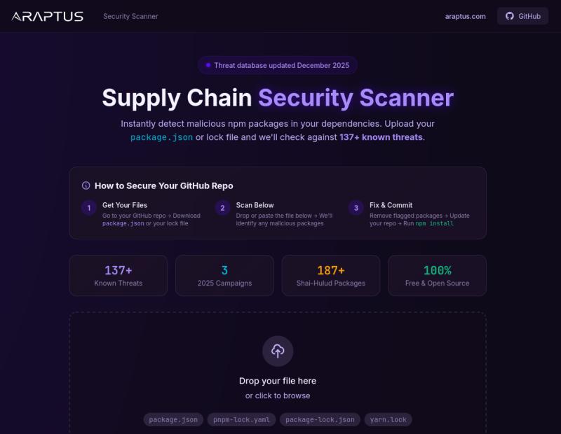 How Araptus' PNPM Security Scanner Caught Malware in My Dependencies